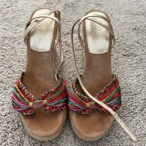 Cole Haan Colorful Woven Sandals